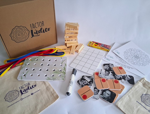 Kit estimulación cognitiva y social para adulto mayor - www.factorludico.cl